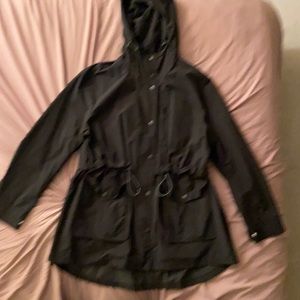 Perfect Rain Jacket with hood from JCrew